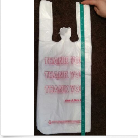 1000 brand new Thank You plastic shopping bags - Picture 3 of 4